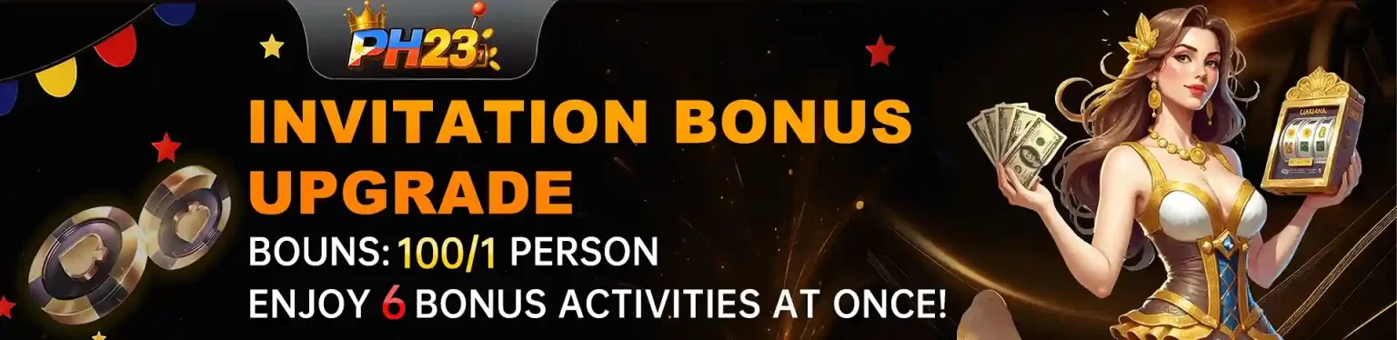 PH23 promotions banner with bonus offers